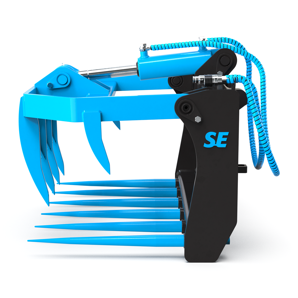 Robuste Konstruktion mit hydraulischem Zylinder